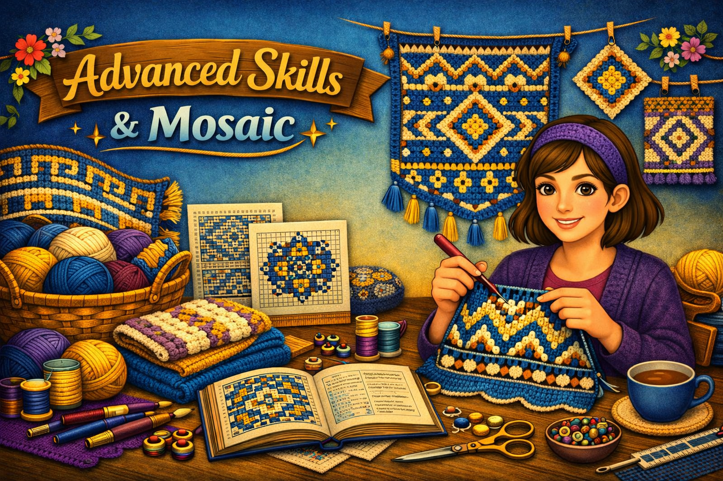Crochet - Advanced Skills & Mosaic