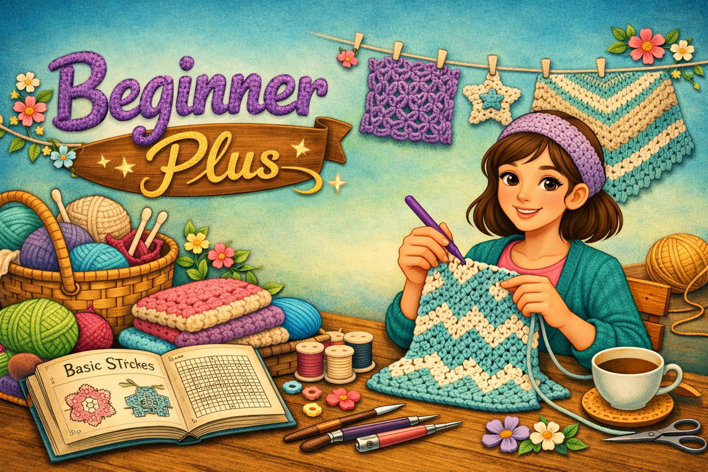 Crochet beginner Plus
