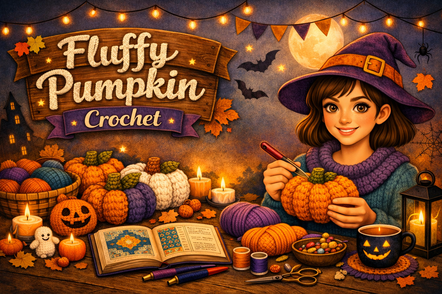 Crochet - Pumpkin for Halloween